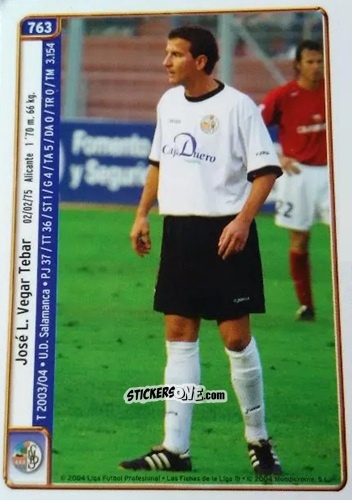 Cromo Jose / Rogerio - Las Fichas De La Liga 2004-2005 n. 763 - Mundicromo