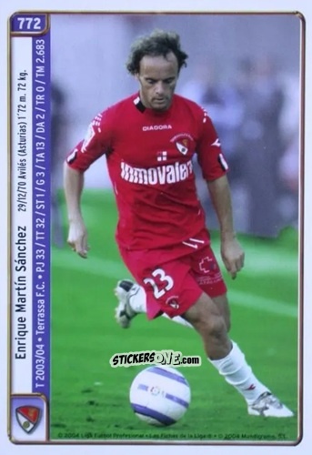 Figurina Q.Martin / J.Carlos - Las Fichas De La Liga 2004-2005 n. 772 - Mundicromo