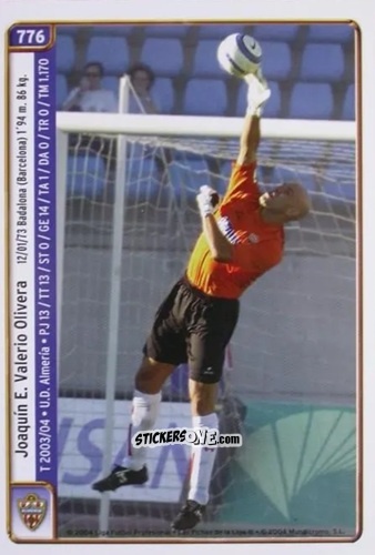 Cromo Valerio / Jamelli - Las Fichas De La Liga 2004-2005 n. 776 - Mundicromo