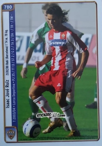 Sticker Isaac / Juanma - Las Fichas De La Liga 2004-2005 n. 780 - Mundicromo