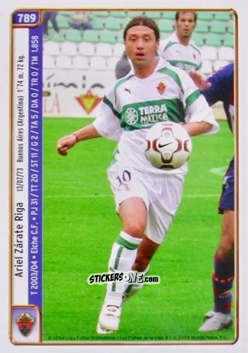 Figurina Trotta / Zarate - Las Fichas De La Liga 2004-2005 n. 789 - Mundicromo