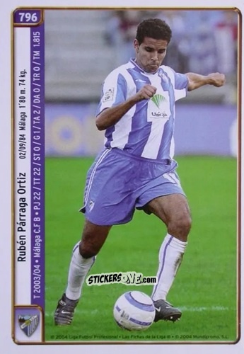 Cromo R.Parraga / Silva - Las Fichas De La Liga 2004-2005 n. 796 - Mundicromo