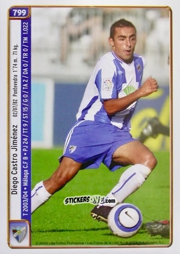 Figurina D.Castro / P.Esteban - Las Fichas De La Liga 2004-2005 n. 799 - Mundicromo