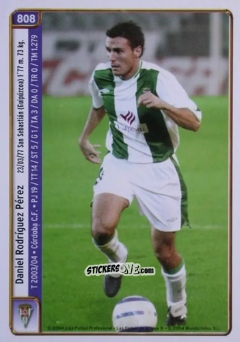 Cromo Gorka Garcia / Txiki - Las Fichas De La Liga 2004-2005 n. 808 - Mundicromo