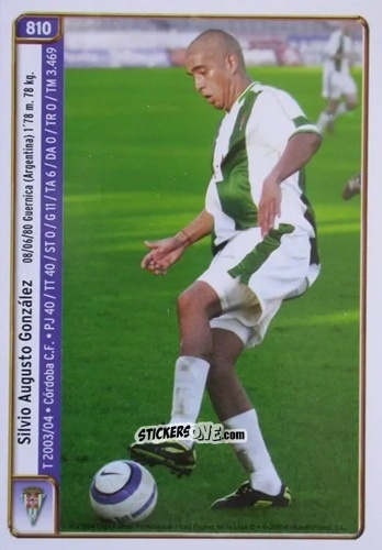 Cromo Villa / Pulpo Gonzalez - Las Fichas De La Liga 2004-2005 n. 810 - Mundicromo