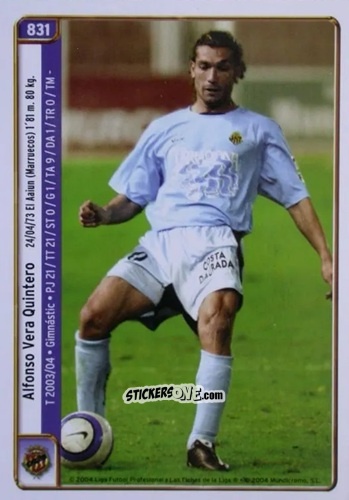 Cromo A. Vega / Tortolero - Las Fichas De La Liga 2004-2005 n. 831 - Mundicromo