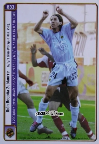 Figurina I.Begoña / M.Martinez - Las Fichas De La Liga 2004-2005 n. 833 - Mundicromo