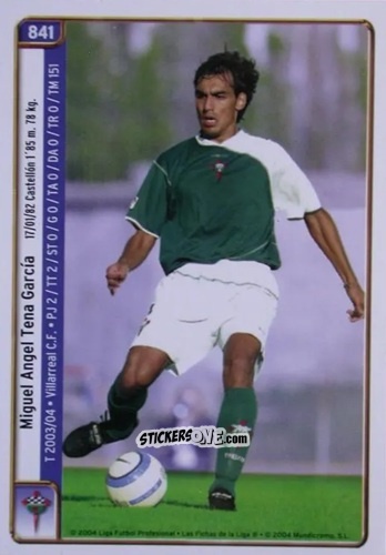 Figurina Juanlu / Tena - Las Fichas De La Liga 2004-2005 n. 841 - Mundicromo