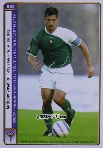 Figurina Vosahlo / Sito - Las Fichas De La Liga 2004-2005 n. 842 - Mundicromo
