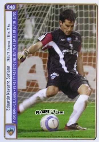 Cromo Eduardo / Bruno - Las Fichas De La Liga 2004-2005 n. 848 - Mundicromo