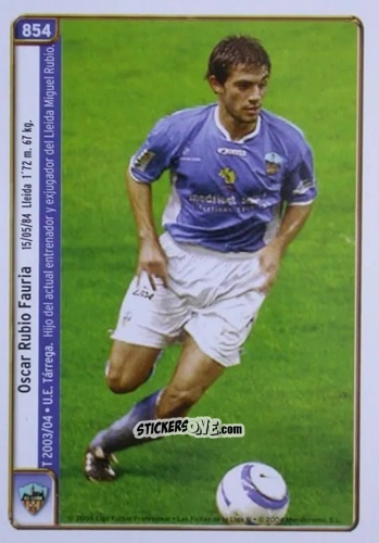 Cromo Escoda / O.Rubio - Las Fichas De La Liga 2004-2005 n. 854 - Mundicromo