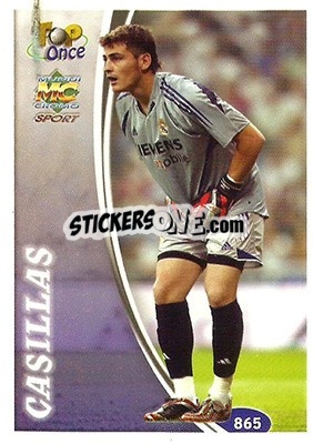 Figurina Casillas - Las Fichas De La Liga 2004-2005 - Mundicromo