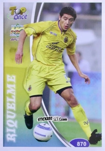 Figurina Riquelme - Las Fichas De La Liga 2004-2005 n. 870 - Mundicromo
