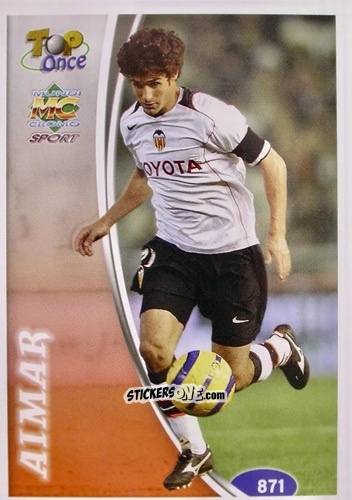 Sticker Aimar - Las Fichas De La Liga 2004-2005 n. 871 - Mundicromo