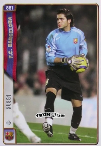 Sticker Rubén - Las Fichas De La Liga 2004-2005 n. 881 - Mundicromo