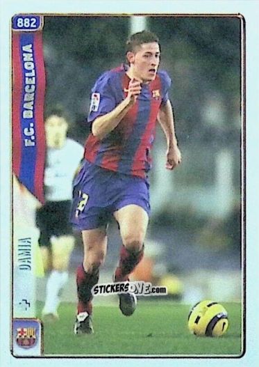 Figurina Damiá Abella Perez - Las Fichas De La Liga 2004-2005 n. 882 - Mundicromo