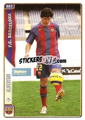 Sticker Albertini - Las Fichas De La Liga 2004-2005 - Mundicromo