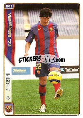 Sticker Albertini - Las Fichas De La Liga 2004-2005 n. 883 - Mundicromo