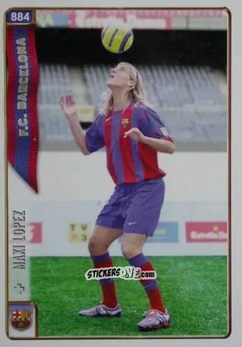 Figurina Máxi López - Las Fichas De La Liga 2004-2005 n. 884 - Mundicromo