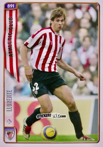 Sticker Llorente - Las Fichas De La Liga 2004-2005 n. 891 - Mundicromo
