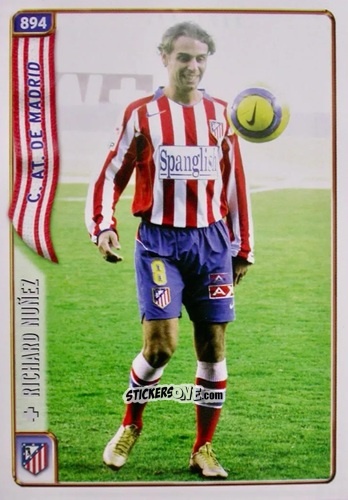 Figurina R. Nuñez - Las Fichas De La Liga 2004-2005 n. 894 - Mundicromo