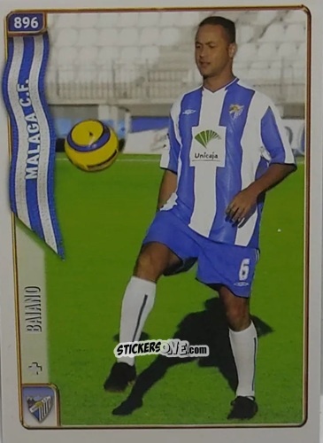 Cromo Baiano - Las Fichas De La Liga 2004-2005 n. 896 - Mundicromo