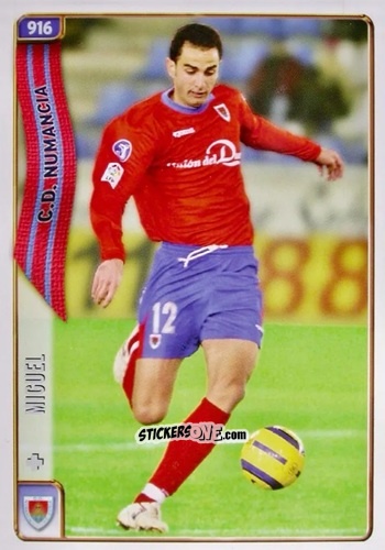 Sticker Miguel - Las Fichas De La Liga 2004-2005 n. 916 - Mundicromo