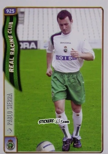Sticker Pablo Sierra - Las Fichas De La Liga 2004-2005 n. 925 - Mundicromo