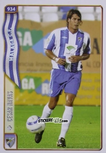 Sticker Cesar Návas - Las Fichas De La Liga 2004-2005 n. 934 - Mundicromo