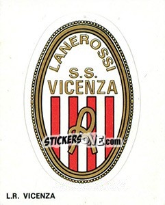 Sticker L.R.Vicenza (Badge) - Calciatori 1977-1978 - Panini