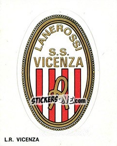 Sticker L.R.Vicenza (Badge) - Calciatori 1977-1978 n. 8 - Panini