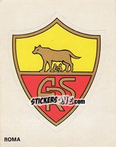 Figurina Roma (Badge) - Calciatori 1977-1978 - Panini
