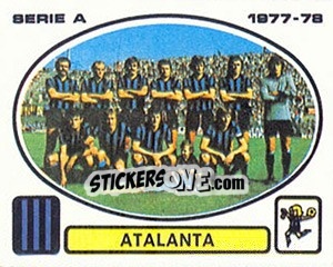 Sticker Atalanta squad - Calciatori 1977-1978 n. 18 - Panini