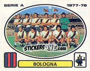 Sticker Bologna squad - Calciatori 1977-1978 - Panini