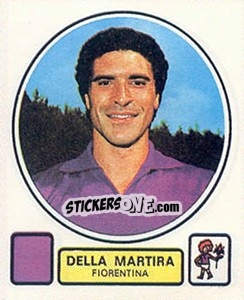 Sticker Della Martira - Calciatori 1977-1978 n. 58 - Panini