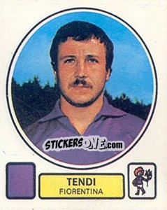 Figurina Tendi - Calciatori 1977-1978 - Panini