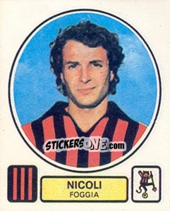 Figurina Nicoli - Calciatori 1977-1978 - Panini