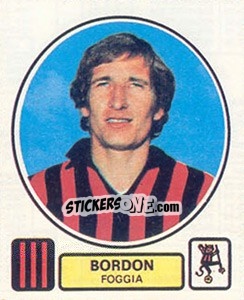 Sticker Bordon - Calciatori 1977-1978 n. 81 - Panini