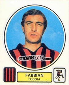 Figurina Fabbian - Calciatori 1977-1978 - Panini
