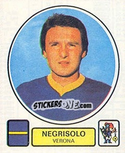 Figurina Negrisolo - Calciatori 1977-1978 - Panini