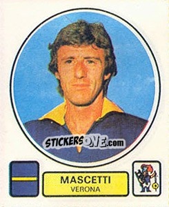 Sticker Mascetti - Calciatori 1977-1978 - Panini