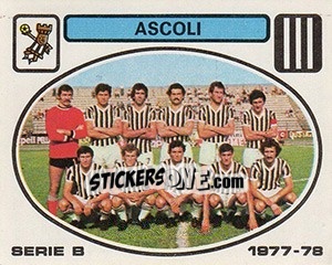 Figurina Ascoli squad