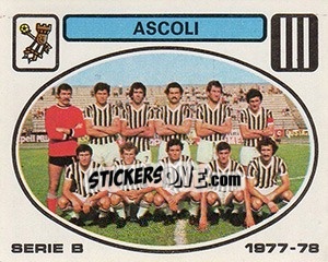 Cromo Ascoli squad - Calciatori 1977-1978 - Panini