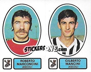 Figurina Marconcini / Mancini - Calciatori 1977-1978 - Panini