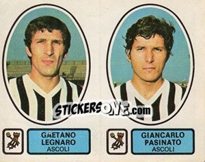 Sticker Legnaro / Pasinato - Calciatori 1977-1978 n. 355 - Panini