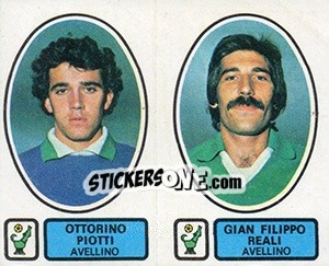 Sticker Piotti / Reali - Calciatori 1977-1978 - Panini