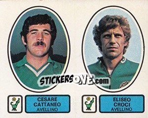 Sticker Cattaneo / Croci - Calciatori 1977-1978 n. 365 - Panini