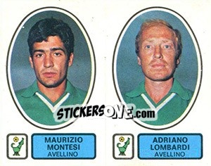 Cromo Montesi / Lombardi - Calciatori 1977-1978 - Panini