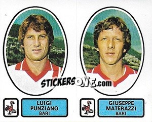 Cromo Punziano / Materazzi - Calciatori 1977-1978 - Panini