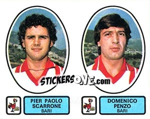 Sticker Scarrone / Penzo - Calciatori 1977-1978 - Panini